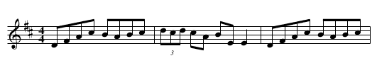 Con Mullane's Reel - staff notation