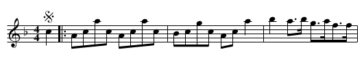 Concert Hornpipe (Craig 23) - staff notation