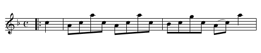 Concert Hornpipe, The - staff notation