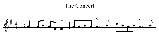 Concert, The  - staff notation
