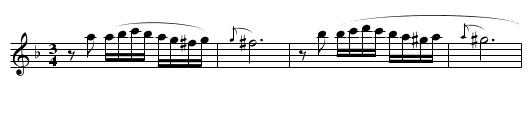 Concerto Op. 10 no. 1 - staff notation