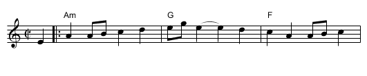 Concord - staff notation