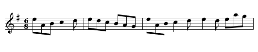 Condon's Frolics - staff notation