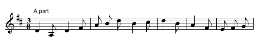 Conestogo Waltz - staff notation
