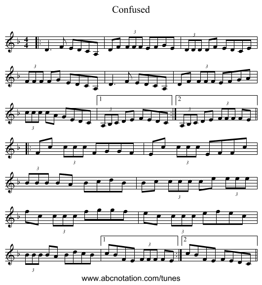 Confused - staff notation