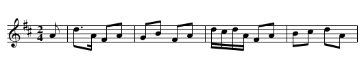 Congo Prince Jig, The - staff notation