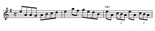 Congress Reel, The - staff notation