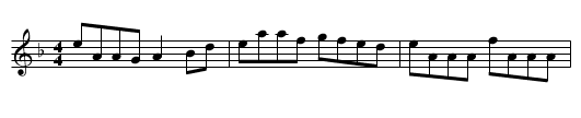 Congress reel, The - staff notation