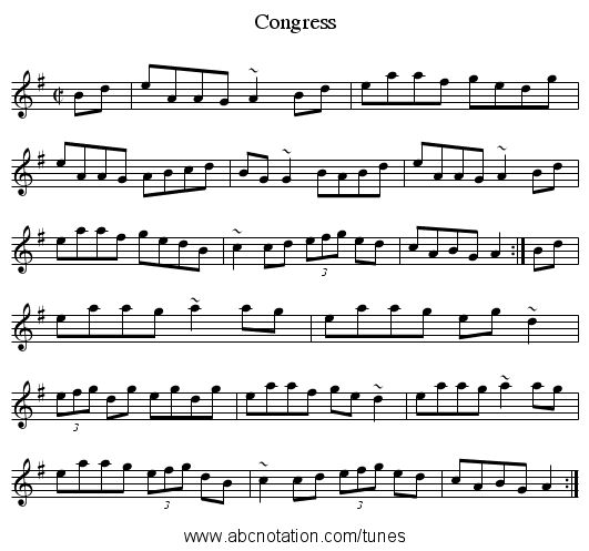 Congress - staff notation