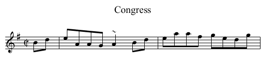 Congress - staff notation