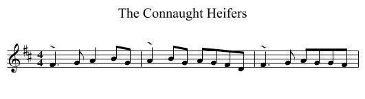 Connaught Heifers, The  - staff notation