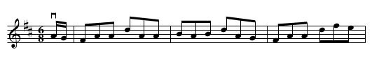Connaught-Man's Ramble -- Jig - staff notation