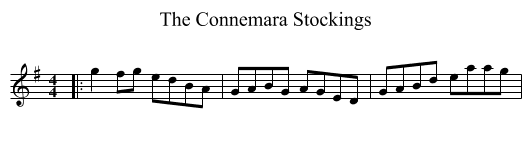 Connemara Stockings, The  - staff notation