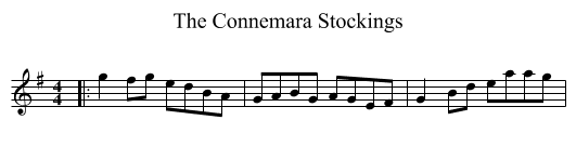Connemara Stockings, The  - staff notation