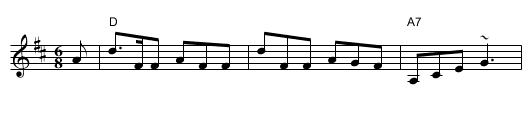 Connie O'Connell's Jig #2 - staff notation