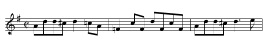 Connie O'Connell's - staff notation