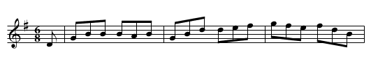 Connolly's Ale - staff notation