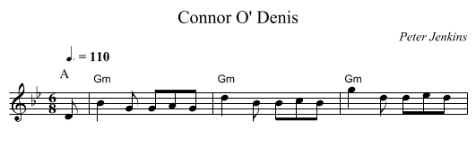 Connor O' Denis - staff notation
