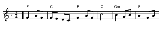 Constancy  (F) - staff notation
