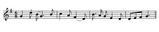 Constant Billy (Morris) Stick Dance - staff notation