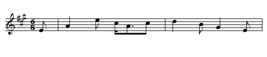 Constant Billy - staff notation