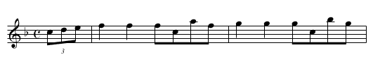 Constitution Hornpipe [1] - staff notation