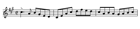 Contradiction Reel, The - staff notation