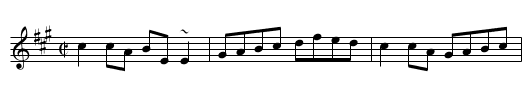 Contradiction Reel, The - staff notation