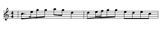 CONTREDANSES d' HILLION - staff notation