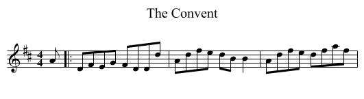 Convent, The  - staff notation