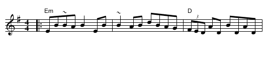 Cooley's Reel - staff notation