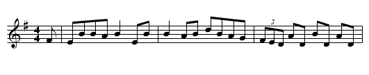 Cooley's Reel - staff notation