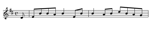 Cooley's - staff notation
