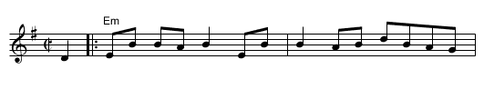 Cooley's - staff notation