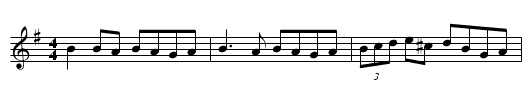 Cooley's - staff notation