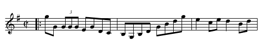 Cooley's - staff notation