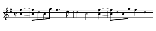 Coon Dog [4] - staff notation