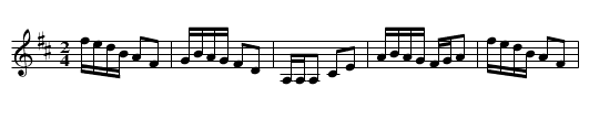 Coonie in the Creek - staff notation