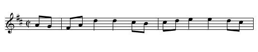 Coopers Hornpipe. FK.04 - staff notation