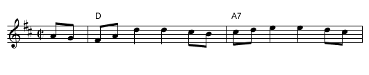 Cooper's Hornpipe - staff notation