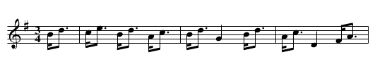 Copenhagen Waltz - staff notation