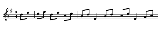 Copenhagen Waltz - staff notation