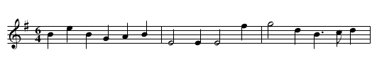 Cope's Rigadoon. SenH.032 - staff notation