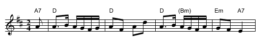 Copley - polka - staff notation