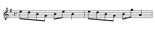 Coquetside - staff notation