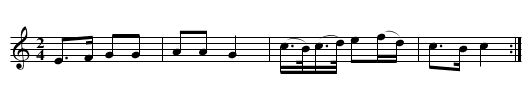Coquette [5], The - staff notation
