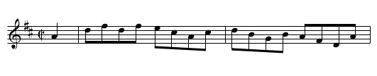 CORBY CASTLE - staff notation