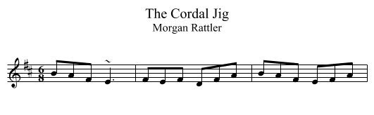 Cordal Jig, The - staff notation
