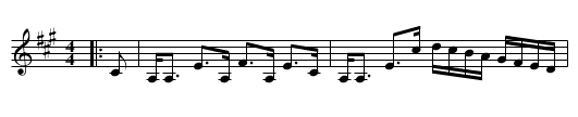 Corgarff Castle - staff notation