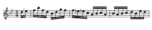 CORINTHEANS' HORNPIPE - staff notation